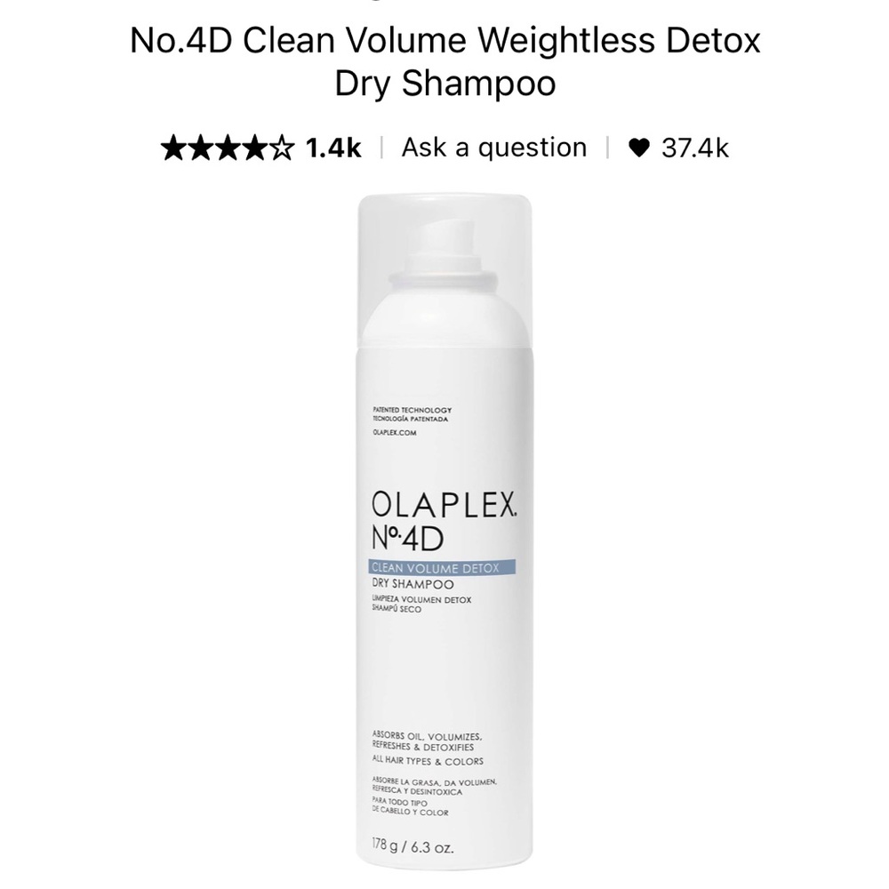 Olaplex No. 4D Dry Shampoo